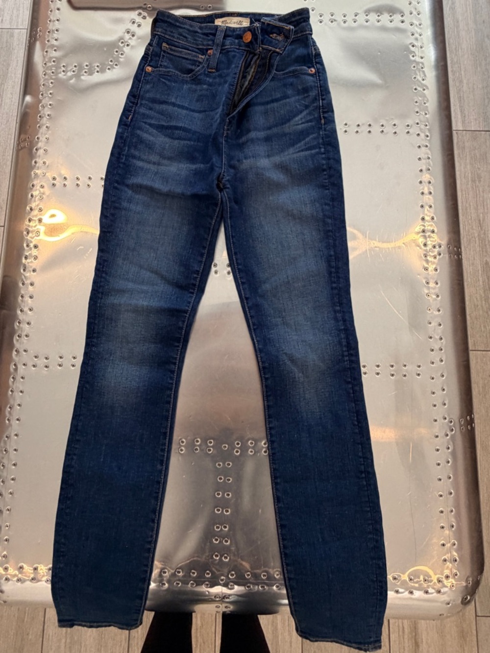 Madewell Dark Blue Skinny Jeans